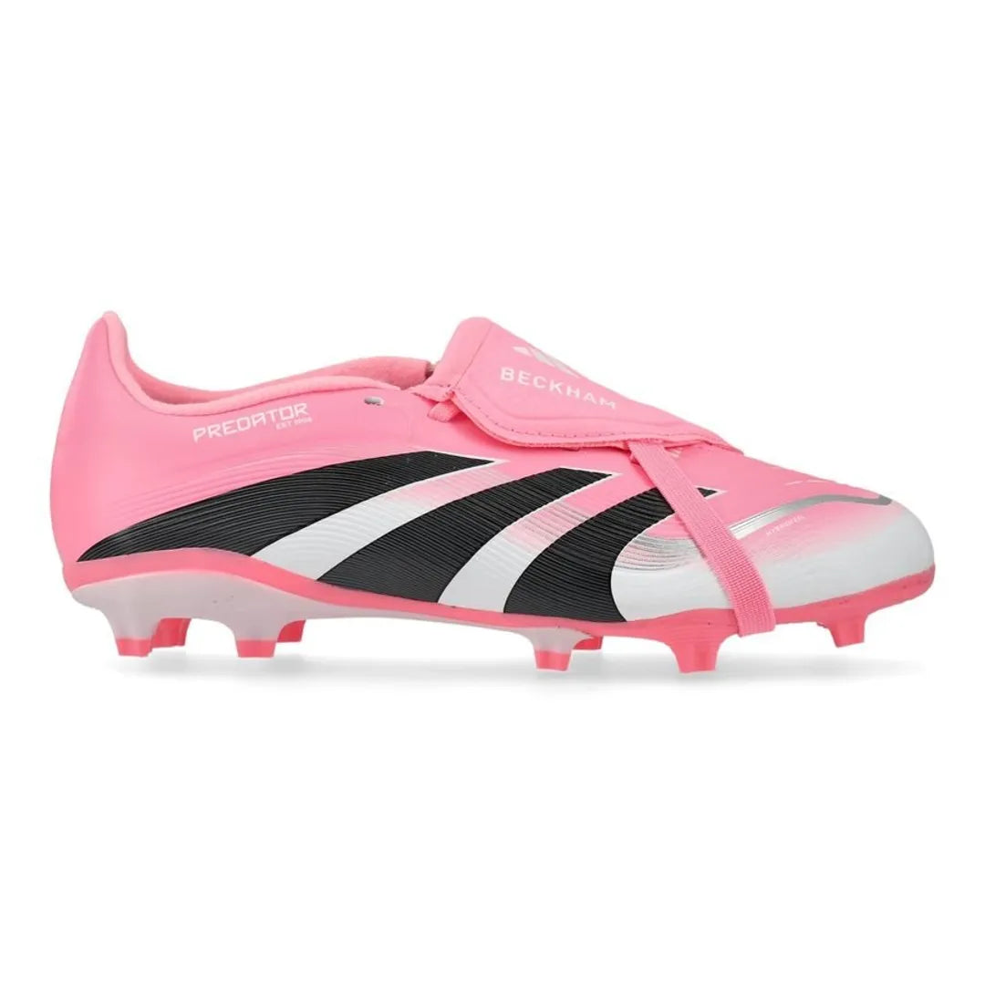 ADIDAS PREDATOR LEAGUE FOLD-OVER TONGUE FG/AG DAVID BECKHAM - BEAM PINK/CORE BLACK/FOOTWEAR WHITE KIDS LIMITED EDITION