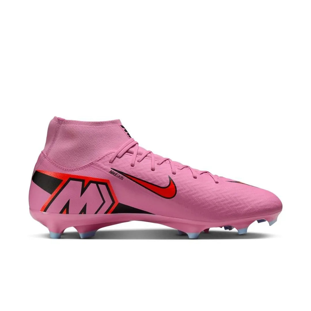 NIKE AIR ZOOM MERCURIAL SUPERFLY 10 ACADEMY MG SCARY GOOD - MAGIC FLAMINGO/BLACK/TOTAL CRIMSON