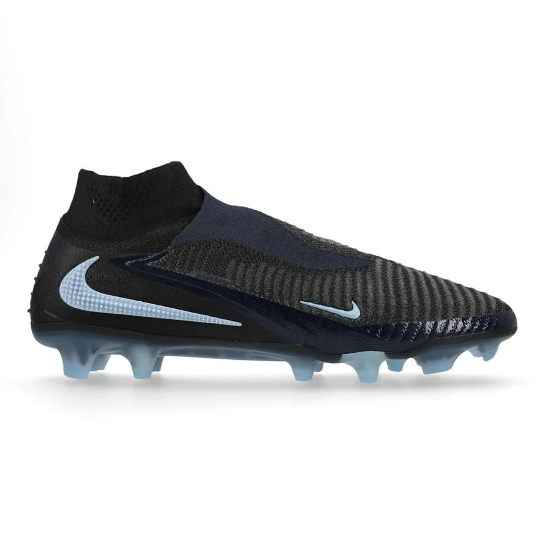 NIKE PHANTOM 6 ELITE HIGH CUT FG SHADOW - BLACK/ICE BLUE