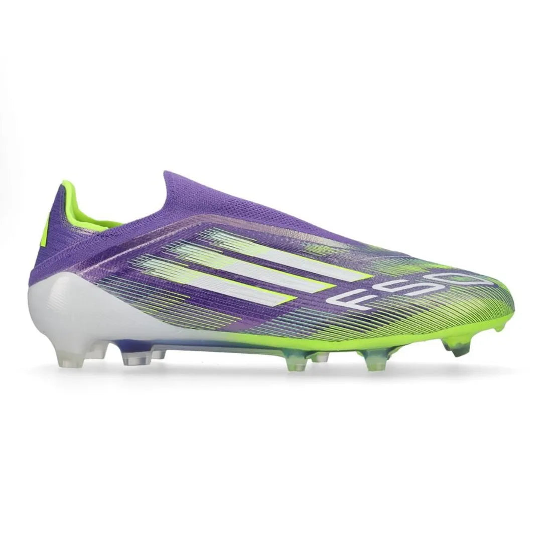 ADIDAS F50 ELITE LACELESS FG RADIANT BLAZE - PURPLE RUSH/FOOTWEAR WHITE/LUCID LEMON