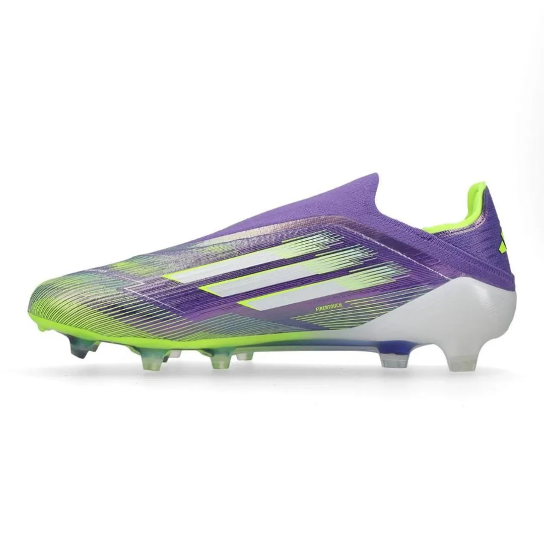 ADIDAS F50 ELITE LACELESS FG RADIANT BLAZE - PURPLE RUSH/FOOTWEAR WHITE/LUCID LEMON