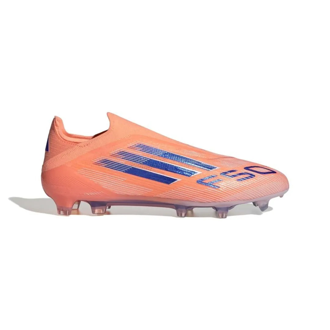 ADIDAS F50 ELITE LACELESS FG CORAL BLAZE - BEAM ORANGE/LUCID BLUE/FOOTWEAR WHITE