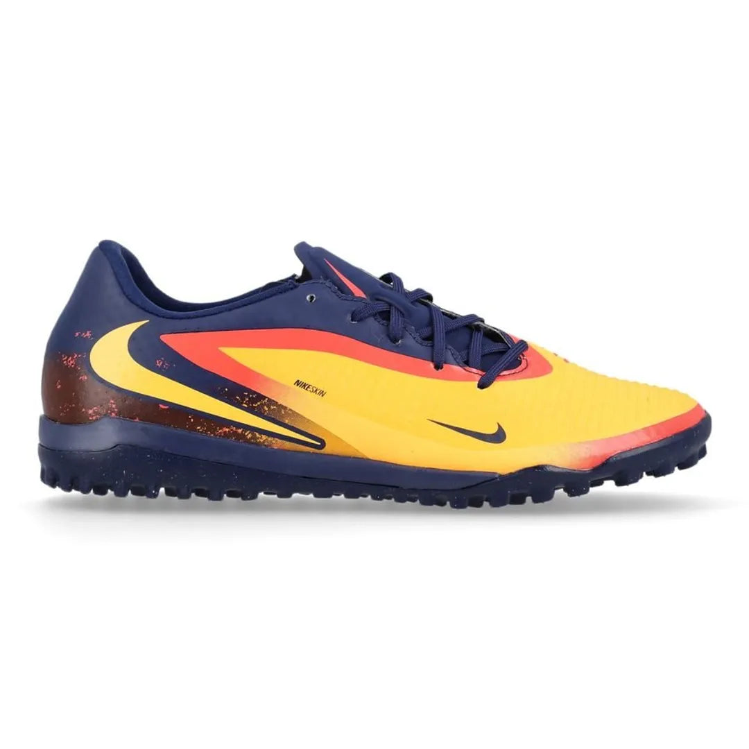 NIKE PHANTOM 6 ACADEMY LOW CUT TF ERLING HAALAND PERSONAL EDITION - LASER ORANGE/LEMON VENOM/BLUE VOID