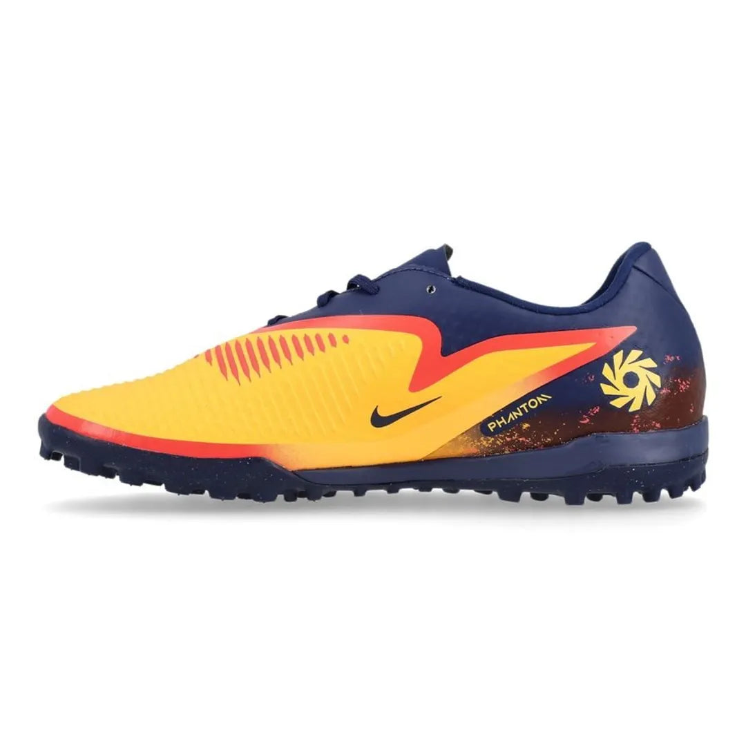 NIKE PHANTOM 6 ACADEMY LOW CUT TF ERLING HAALAND PERSONAL EDITION - LASER ORANGE/LEMON VENOM/BLUE VOID