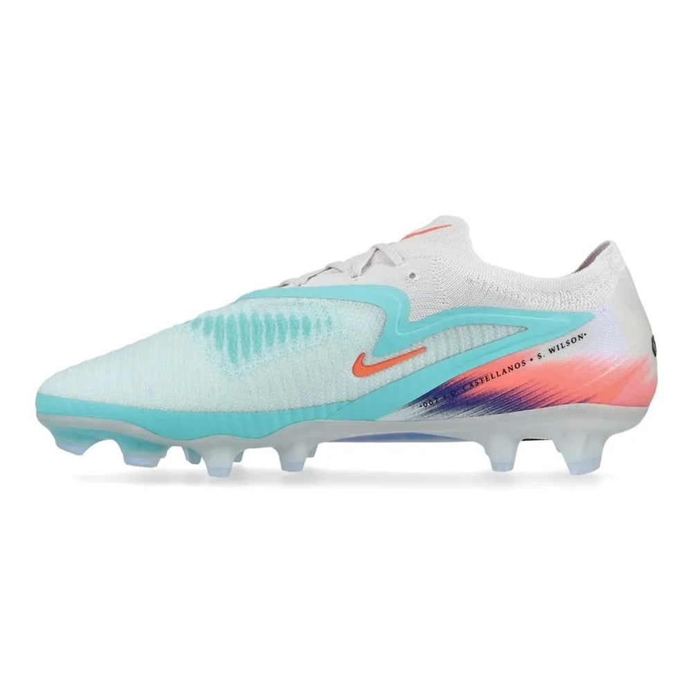 NIKE PHANTOM 6 ELITE LOW CUT FG UNITED - PISTACHIO FROST/HYPER ORANGE