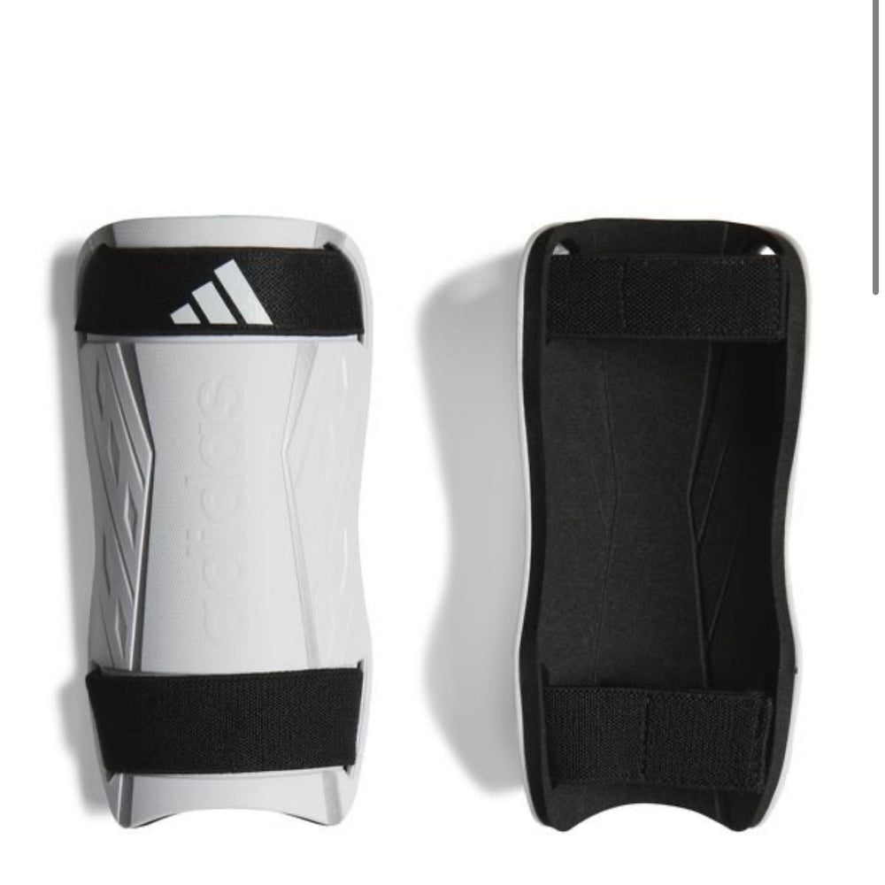 Adidas Shin Pads Tiro Training - White/Silver Metallic/Black
