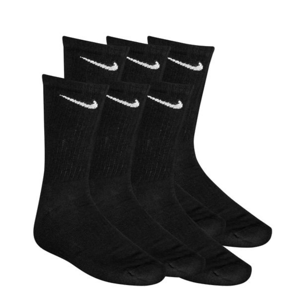 Nike Socks Cushion 6-Pack - Black/White